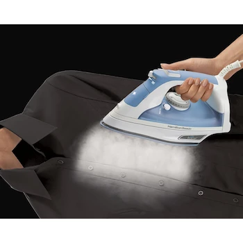 Imagen 3 de Hamilton Beach Plancha de Vapor con Suela Antiadherente Durathon, Color Azul, Modelo Digital