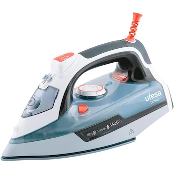 Imagen de referencia para UFESA Plancha de Vapor Modelo PV8010-BS5304 Azul/Gris Depósito 330 ml Cable 1.9 m