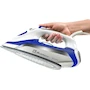 Miniatura de Plancha de Vapor Koblenz Secure Keramik Pro PKK-850 SAR 1800W Tanque 350ml Suela Cerámica Azul con Plata