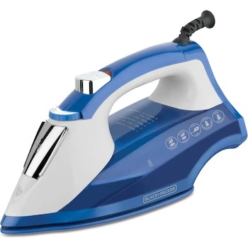 Imagen 3 de BLACK+DECKER Plancha de Vapor Light 'N Easy, Modelo IR1866, Color Azul