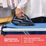 Miniatura de Plancha de Vapor Black+Decker Quartz Glide Modelo IR2823 Color Azul/Dorado Tanque de Agua 350 ml Dimensiones 32.9 cm x 17 cm