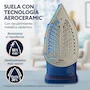 Miniatura de Oster Plancha de Vapor AeroGlide S7200 con Tecnología Aeroceramic, Golpe de Vapor 180 g/min, Recubrimiento Metálico Cerámico, Antigoteo, Azul Oscuro, Modelo GCSTAC7201-053
