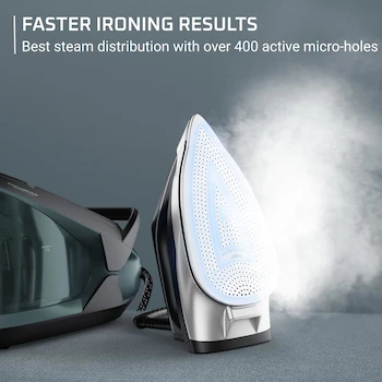 Imagen 2 de Generador de Vapor Rowenta Master Steam, Tanque de Agua de 1.7 L, Color Verde/Negro, Modelo VR8338U1