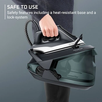 Imagen 5 de Generador de Vapor Rowenta Master Steam, Tanque de Agua de 1.7 L, Color Verde/Negro, Modelo VR8338U1