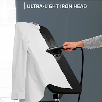 Imagen 2 de Rowenta IXEO All in One Pro Vaporizador y Plancha de Ropa con Tabla de Planchar Integrada de 65 Pulgadas, Modelo QR1410, Negro, Capacidad 1 Litro