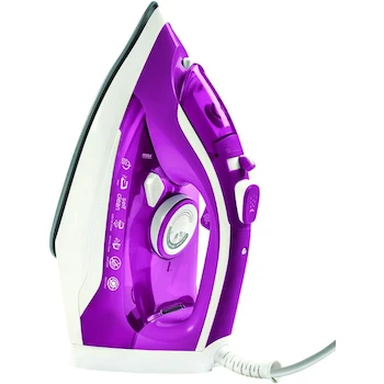 Imagen 2 de Plancha de Vapor Koblenz Secure Keramik de 1200 W y tanque de agua de 300ml con Suela Cerámica, Rosa con Blanco (PKK-550 SR)