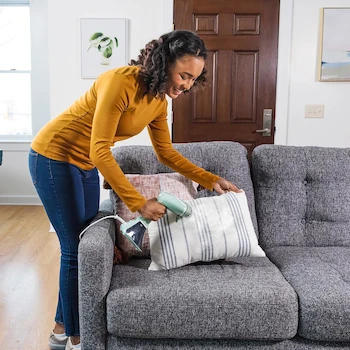 Imagen 2 de Black+Decker Vaporizador de Mano con Placa de Planchado Avanzado HGS250-LA 200 ml Verde Oscuro