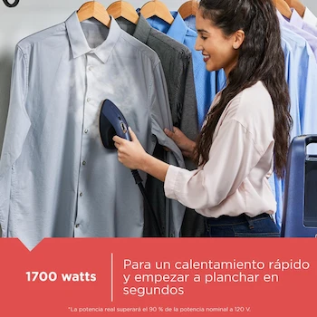 Imagen 5 de Plancha y Vaporizador de Ropa 2 en 1 Black+Decker HGS600-LA 750 ml 1700W