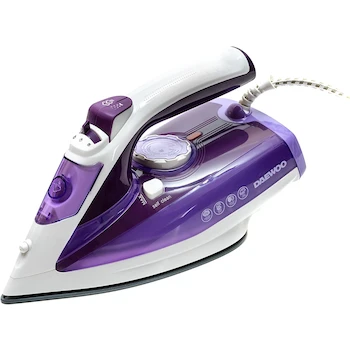 Imagen de referencia para Plancha de Vapor Daewoo DSI-9259 Morada con Revestimiento Cerámico, Tanque de Agua 300 ml, Modelo DSI-9259