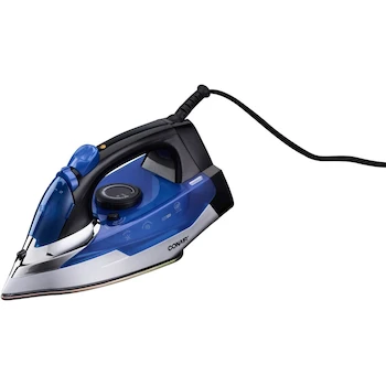 Imagen de referencia para Conair Extreme Steam Super Plancha de Vapor, Modelo GI100, Color Blanco/Azul, Capacidad del Tanque de Agua 250 ml, Dimensiones 16.5 x 13.3 x 31.1 cm