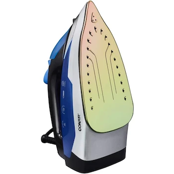 Imagen 2 de Conair Extreme Steam Super Plancha de Vapor, Modelo GI100, Color Blanco/Azul, Capacidad del Tanque de Agua 250 ml, Dimensiones 16.5 x 13.3 x 31.1 cm