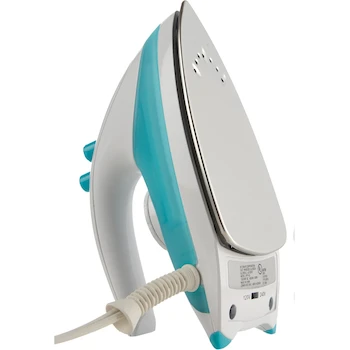 Imagen 3 de Conair DPP143 EZ Press Plancha de Vapor Seco Travel Compacta Turquesa Blanco 800W Suela Acero Inoxidable