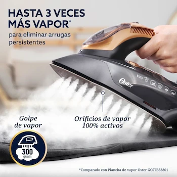 Imagen 2 de Oster Plancha de Vapor PressXpress Max S9200 Bronce Modelo GCSTPX9200-013