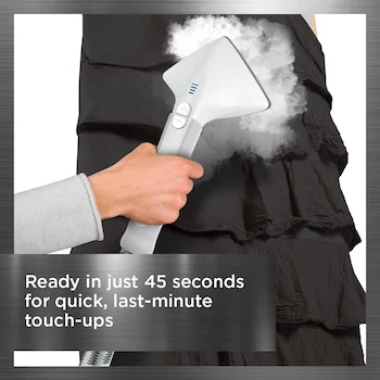 Imagen 3 de Rowenta Pro Style Care Vaporizador de Ropa Vertical IS8440U1 Blanco con Tanque de Agua 1.3L Full Size