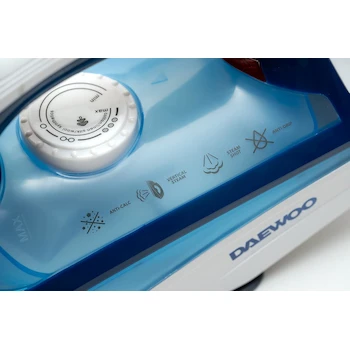 Imagen 5 de Plancha de vapor Daewoo modelo DSI-9244, capacidad 270ml, 1200W, color azul