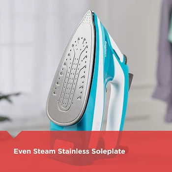 Imagen 4 de BLACK+DECKER Plancha de Vapor One Step Garment Steam Iron Modelo IR16X Turquesa