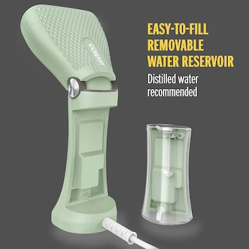 Imagen 5 de Conair Turbo ExtremeSteam Vaporizador de Mano para Viaje, Modelo GS54X, Serie Turbo ExtremeSteam, Color Azul, Capacidad 150 ml, Tamaño Portátil Compacto