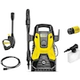 Miniatura de Hidrolavadora Kärcher K Práctica Black, Modelo Práctica Black / 1-994-388.0, Serie Práctica, Color Amarillo, Dimensiones 400x210x200 mm, Peso 4 kg, Caudal de Agua 300 L/h, Longitud de Manguera 3 m, Longitud de Cable 5 m, Voltaje 110-127 V