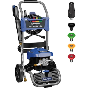Imagen de referencia para Westinghouse WPX2300e Lavadora a Presión Eléctrica Negra 2300 PSI 1.76 GPM con Tanque para Jabón Pistola Varilla y 5 Boquillas