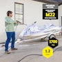 Miniatura de Máquina Limpiadora Eléctrica a Presión Kärcher K1700 Amarillo, 1700 PSI, 1.2 GPM, Tanque Detergente 0.5 Gal, Manguera 20 ft, Dimensiones 17.25x16.5x33 pulgadas, Peso 20.7 lb, Modelo 1.106-109.0