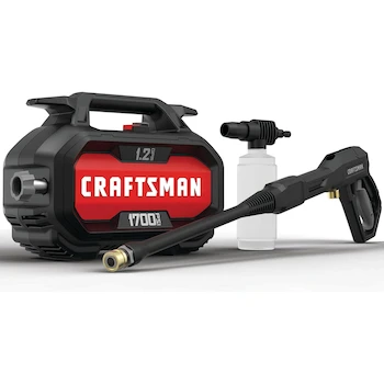 Imagen de referencia para Craftsman Lavadora Eléctrica a Presión de Agua Fría Roja 1700 PSI Máx 1.2 GPM Modelo CMEPW1700 con Cable