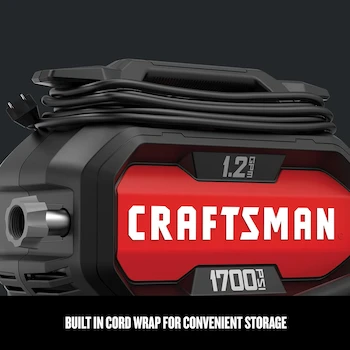 Imagen 4 de Craftsman Lavadora Eléctrica a Presión de Agua Fría Roja 1700 PSI Máx 1.2 GPM Modelo CMEPW1700 con Cable