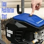Miniatura de Westinghouse WPX3400e Lavadora a Presión Eléctrica Azul, Máx. 3400 PSI y Máx. 2 GPM, Motor sin Escobillas, con Tanque para Jabón de 0.5 Gal, Pistola y Varilla, Juego de 5 Boquillas, Manguera 25 ft, Cable 35 ft