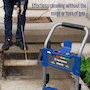 Miniatura de Westinghouse WPX3400e Lavadora a Presión Eléctrica Azul, Máx. 3400 PSI y Máx. 2 GPM, Motor sin Escobillas, con Tanque para Jabón de 0.5 Gal, Pistola y Varilla, Juego de 5 Boquillas, Manguera 25 ft, Cable 35 ft