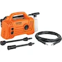 Miniatura de Truper HILA-1600C, Hidrolavadora Eléctrica Compacta, 1.9 HP, Presión 1600 PSI, Flujo 5.5 L/min (1.5 GPM), Manguera Alta Presión 5 m, Tensión 127 V, Frecuencia 60 Hz, Peso 5.3 kg, Código 102795