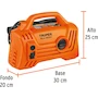 Miniatura de Truper HILA-1600C, Hidrolavadora Eléctrica Compacta, 1.9 HP, Presión 1600 PSI, Flujo 5.5 L/min (1.5 GPM), Manguera Alta Presión 5 m, Tensión 127 V, Frecuencia 60 Hz, Peso 5.3 kg, Código 102795