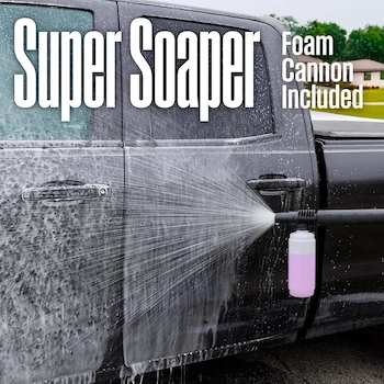 Imagen 3 de Westinghouse ePX3050 - Lavadora a Presión Eléctrica Negra, Serie ePX, 2100 PSI Máximo, 1.76 GPM Máximo, con Cañón de Espuma, Manguera de 20 Pies, Dimensiones 12.4 x 11.3 x 25.8 Pulgadas, Peso 14 Libras