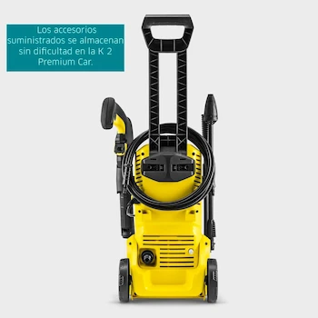 Imagen 5 de Karcher Hidrolavadora Eléctrica K2 Premium Home Color Amarillo/Negro, Serie K2, Modelo Premium Home, con Manguera de Alta Presión 4 Metros, Kit Home Incluye Limpiador de Superficies T1 y Detergente 500 ml