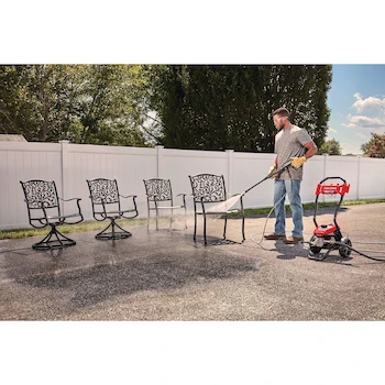 Imagen 2 de CRAFTSMAN CMEPW1900 Lavadora a Presión Eléctrica con Cable de Agua Fría Color Rojo 1900 PSI Máx 1.2 GPM