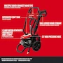 Miniatura de CRAFTSMAN CMEPW1900 Lavadora a Presión Eléctrica con Cable de Agua Fría Color Rojo 1900 PSI Máx 1.2 GPM