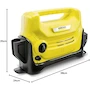 Miniatura de Kärcher Hidrolavadora Eléctrica de Alta Presión Serie K2 Modelo K2-Horizontal, Color Amarillo, Presión 1600 PSI, Potencia 1.4 KW, Caudal 360 l/h, Dimensiones 38 x 20 x 25 cm, Peso 4.8 kg