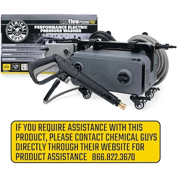 Imagen 3 de Chemical Guys ProFlow PM2000 Pro Performance Hidrolavadora Eléctrica de Presión Portátil Compacta Gris