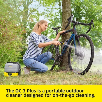 Imagen 2 de Kärcher OC 3 Plus Lavadora a Presión Portátil con Batería de Litio Tanque de Agua Extraíble 7 Litros Amarillo/Negro Mobile Outdoor Cleaner
