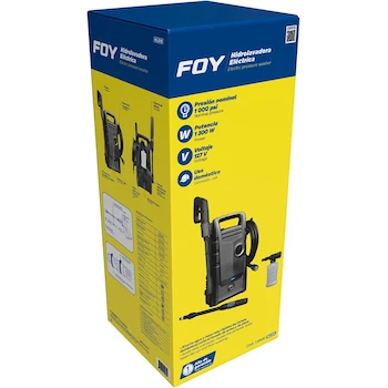 Imagen 2 de Foy HL316 Hidrolavadora Eléctrica Negra Modelo HL316