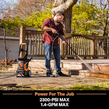 Imagen 2 de LawnMaster LT506-2000A Lavadora a Presión Eléctrica 13 Amperios 1.4 GPM 2300 PSI Máx con Botella de Espuma Certificada CSA