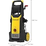 Miniatura de STANLEY Hidrolavadora Eléctrica con Motor de Inducción SW22-B3 2102 PSI 1900W Amarillo/Negro