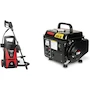 Miniatura de MIKEL'S Hidrolavadora de Alta Presión 1500 PSI 2HP con Generador de Corriente Eléctrica 800W 2HP Modelo GCE-800