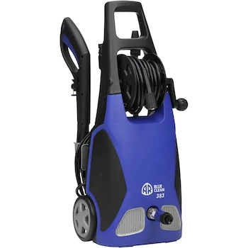 Imagen 1 de AR Blue Clean AR383 Hidrolavadora Eléctrica de Presión 1900 PSI 1.5 GPM Azul con Pistola de Rociado, Lanza, Boquillas, Botella de Detergente y Manguera