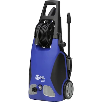 Imagen 5 de AR Blue Clean AR383 Hidrolavadora Eléctrica de Presión 1900 PSI 1.5 GPM Azul con Pistola de Rociado, Lanza, Boquillas, Botella de Detergente y Manguera