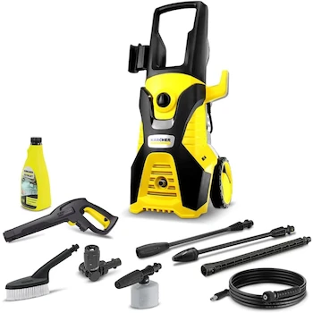 Imagen 1 de Kärcher Hidrolavadora Eléctrica K4 Car & Home, Color Amarillo/Negro, Modelo Power Control, Serie K4