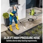 Miniatura de Lavadora a Presión Eléctrica 2030 PSI con Junta Giratoria Mejorada, Manguera de 26 Pies y 4 Boquillas, Modelo B0CSSYSK53