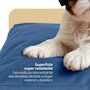Miniatura de ESQUIMAL Cama Antiestrés de Foam para Perro y Gato, Colchoneta Rectangular para Mascota (Azul, Mediano)