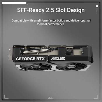 Imagen 2 de ASUS Dual GeForce RTX 5060 OC Edition 8GB GDDR7 Negra DUAL-RTX5060-O8G Tarjeta Gráfica NVIDIA