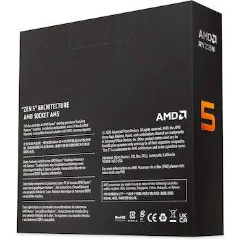 Imagen 5 de Procesador AMD Ryzen 5 9600X, Serie Ryzen 5, Modelo 9600X, 6 Núcleos, Caché 38MB, Socket AM5