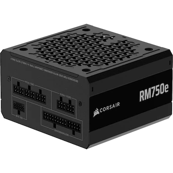 Imagen de referencia para Corsair RM750e (2025) Fuente de Alimentación ATX 750W Totalmente Modular RMe Series Negro