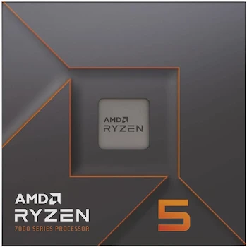 Imagen 2 de AMD Ryzen 5 7600X Procesador de Escritorio, Serie Ryzen 7000, Modelo 100-100000593WOF, Socket AM5, 6 Núcleos 12 Hilos, con Gráficos Integrados AMD Radeon, Boxed sin Cooler